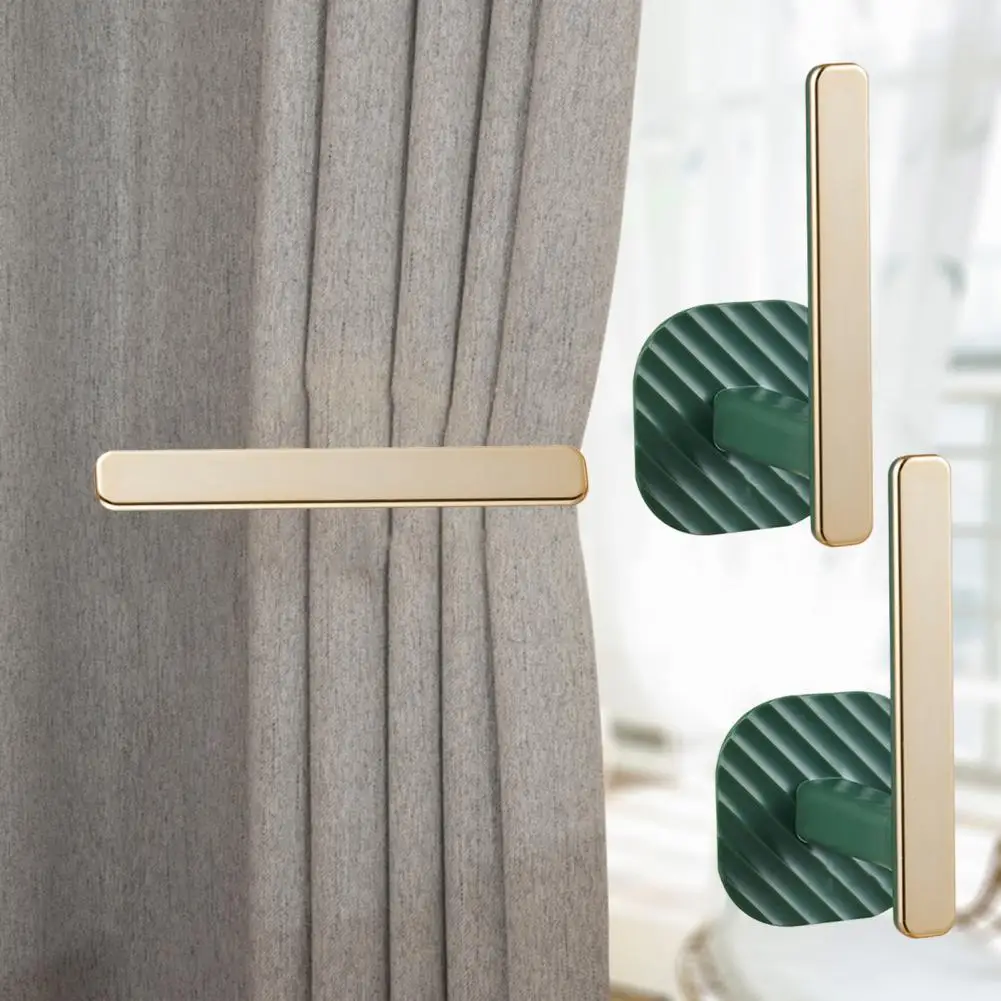 

Curtain Buckle 2Pcs Durable Multipurpose Widely Used Living Room Wall Hanging Hook Living Room