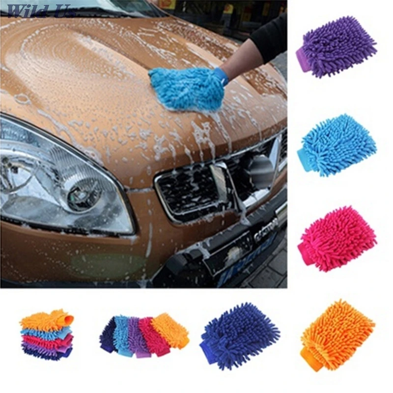 

Ultrafine Fiber Chenille Anthozoan Car Wash Gloves Car Washer Supplies 1pc