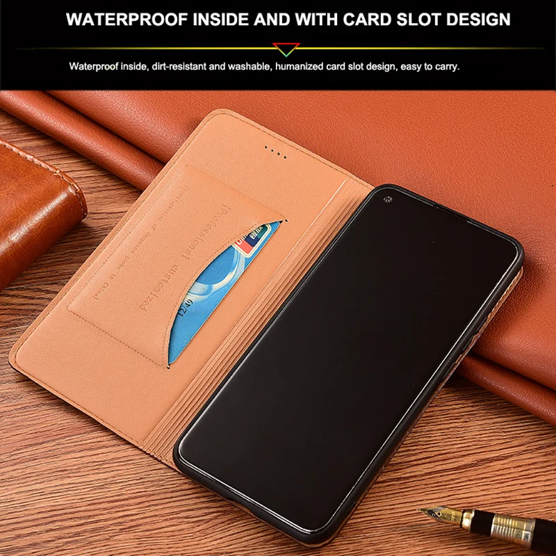 Luxury Cowhide Genuine Leather Case Cover For Samsung Galaxy  A60 A70 A80 A90 A10S A20S A30S A40S A50S A70S Wallet Flip Cover