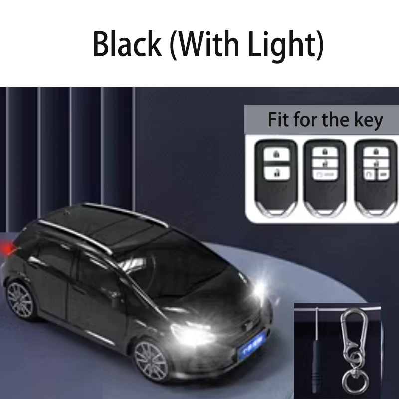

Для Honda Fit автомобильный пульт дистанционного управления фотосессия 2 3 кнопки для Honda Civic Jazz Jade Fit чехол для автомобильного смарт-ключа свободный брелок для ключей