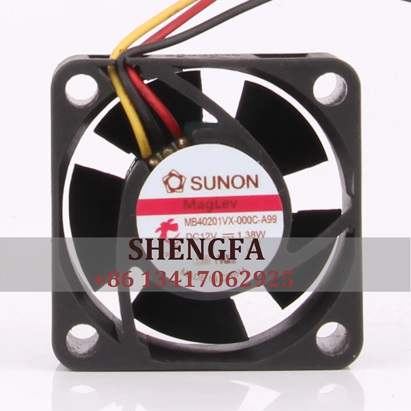 SUNON MB40201VX-000C-A99 Вентилятор охлаждения 24 в 48 в 12 В постоянного тока 1,38 Вт EC AC 40x40x20 мм 4 см 4020 бесшумный Магнитный левитационный подшипник