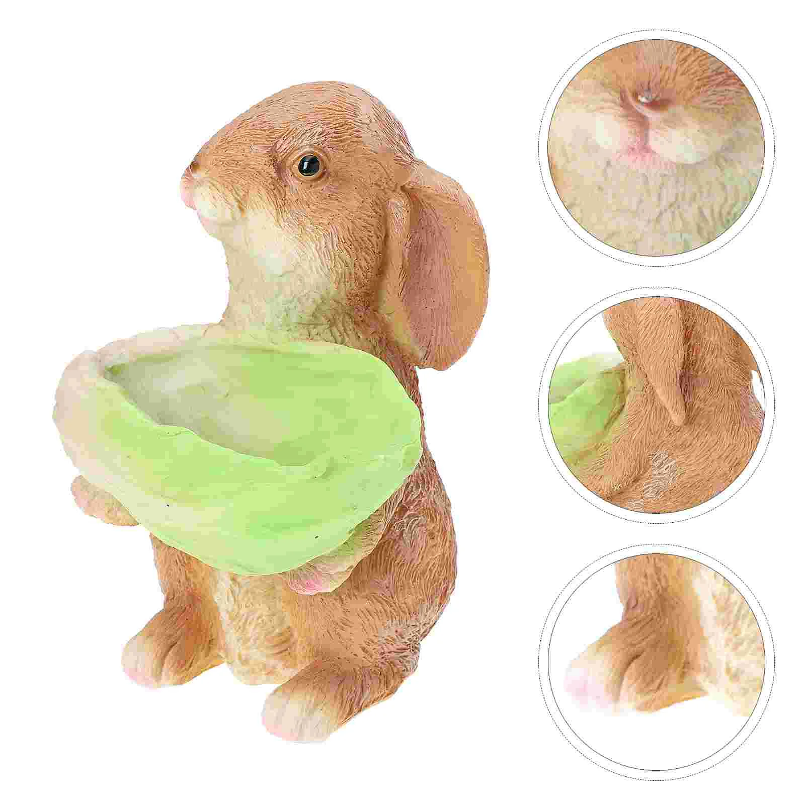 

Birds Food Feeder Decorative Birds Food Bowl Outdoor Resin Art Craft Adornment