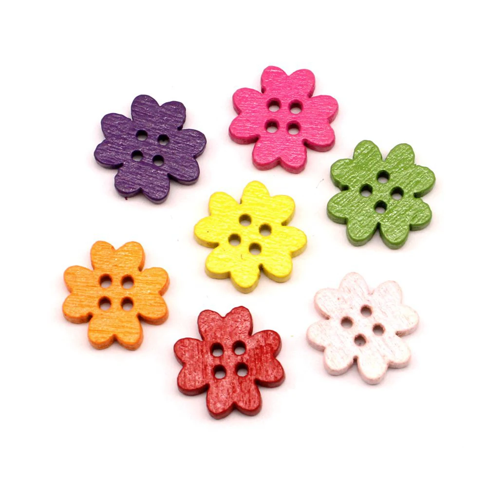 

50 pieces 15x15mm Buttons Clothing accessories Jewelry making best gift