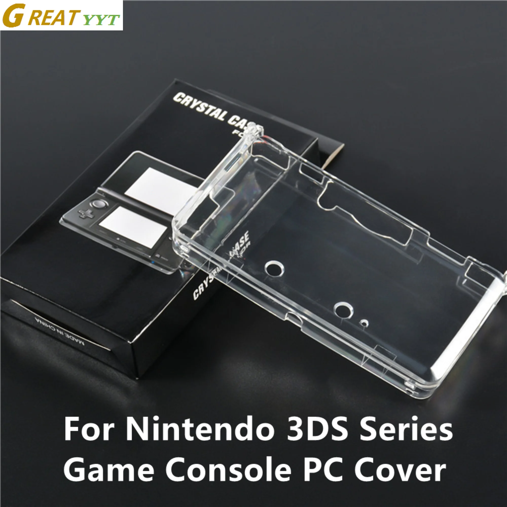 

Lightweight Rigid Plastic Clear Crystal Protective Hard Shell Skin PC Case Cover For Nintendo New 3DS LL Console & Games