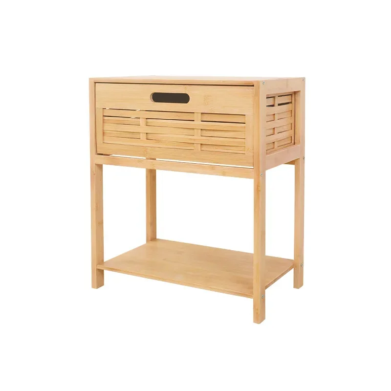 Креативный бамбуковый прикроватный шкаф в стиле ретро улучшенный сенсорный