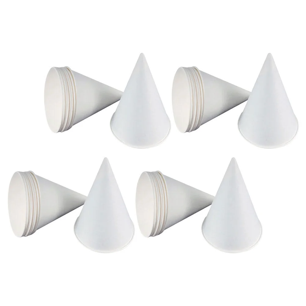 

Cone Paper Cup Shaped Cups Disposable Ice Yogurt Storage Bowl Water Cooler Cream Portable Dessert