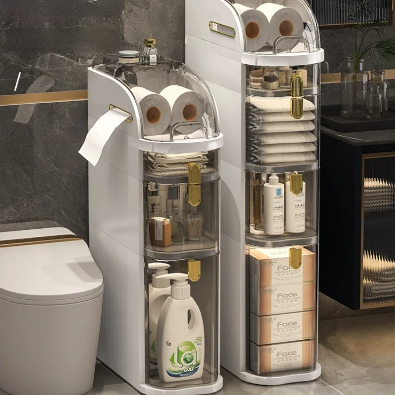 Прозрачные полки для ванной комнаты без установки в потолок унитаз многослойный