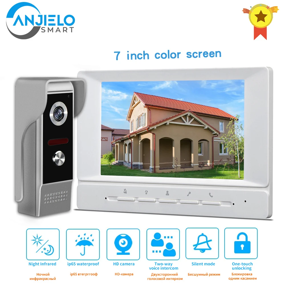 Anjielosmart Video Intercom For Home Apartment 7