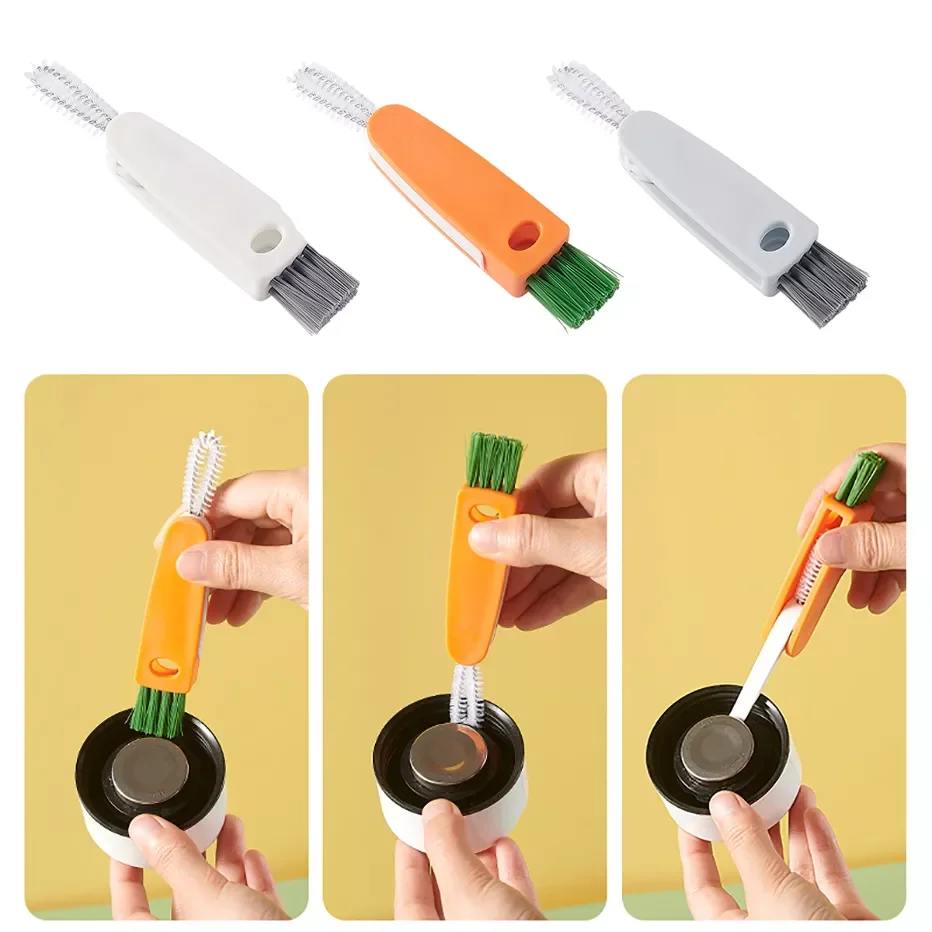 

Vacuum Cup Cleaning Brush Bottle Cap Detail Groove Cleaner Baby Bottle Gap Detail Clean Brush