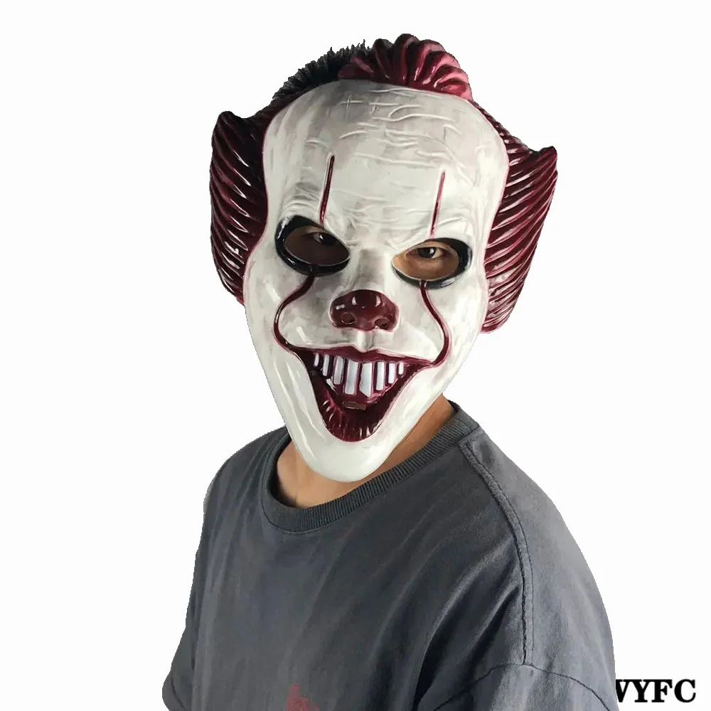 

Хэллоуин косплей ужас клоун Призрак 2 пасхальвечерние маскарадные маски озорные аксессуары реквизит триллер улыбка зло пеннивайз