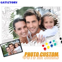 gatyztory photo custom diy painting by numbers personality picture customized paint by numbers acrylic coloring by numbers gift