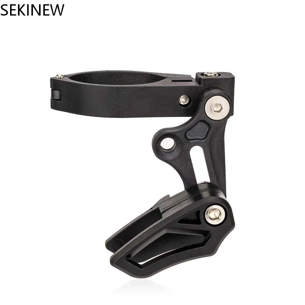 

MTB Bicycle Chain guide chain frame protector cover 1X System 31.8 34.9mm Clamp Chain Guide for E type Adjustable CNC BLACK
