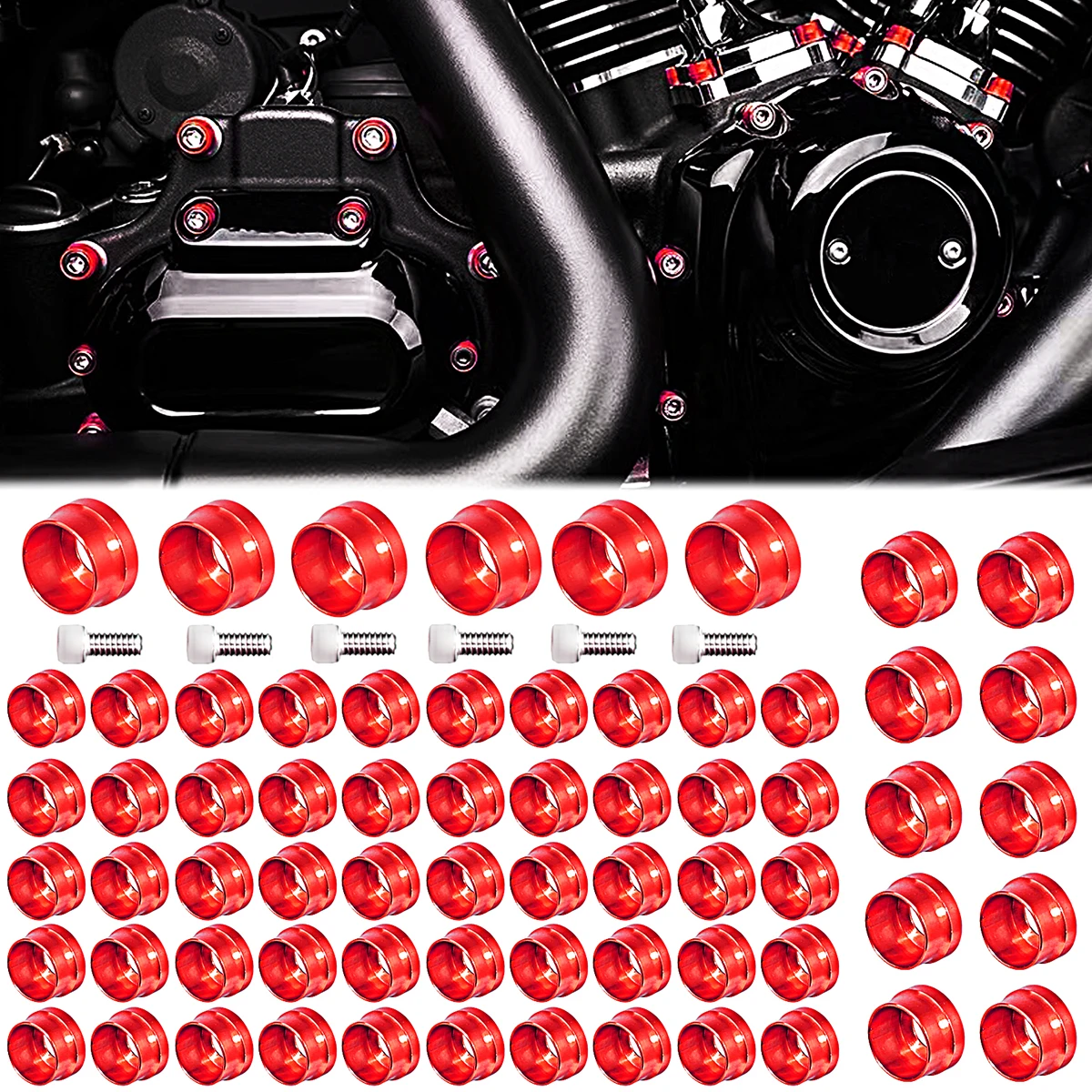 

Болт мотоцикла крышка головки двигателя комплект колпачков для Harley M8 Twin Cam EVO Sportster Touring Road Electra Dyna Street Glide Softail