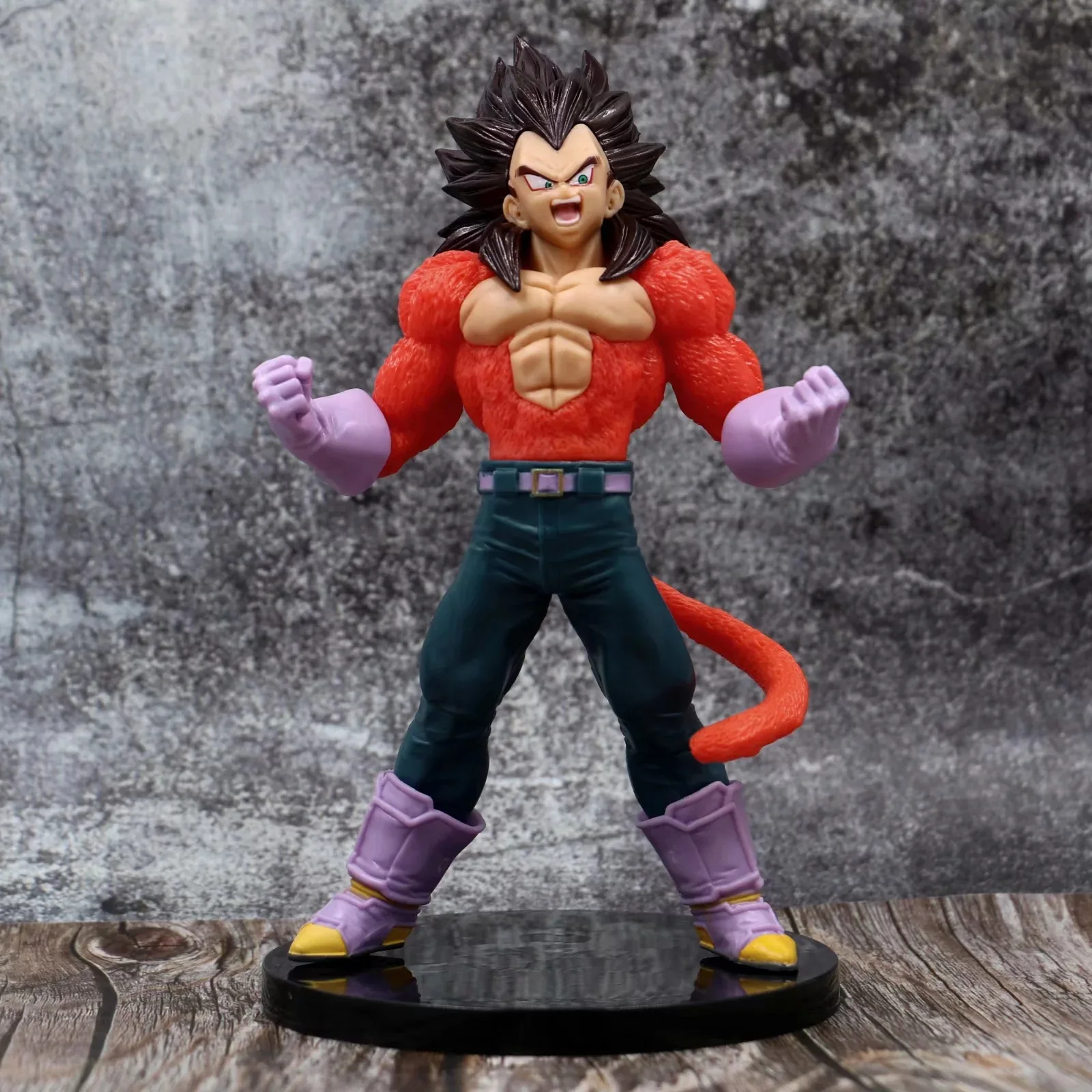 

Bandai Dragon Ball Anime Vegeta Super Saiyan 4 Action Figure Handsome Collection Statue PVC Model Toys 15CM