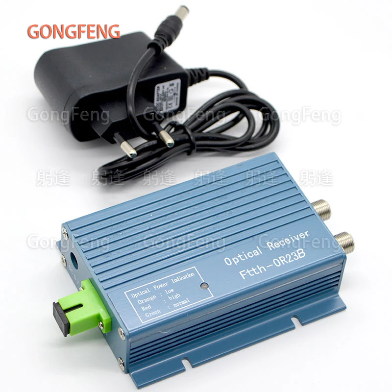 5PCS New CATV Optical Receiver OR23B With WDM, AGC Converter SC APC Connector Mini Mode  Inch RF Output Free Shipping To Brazil