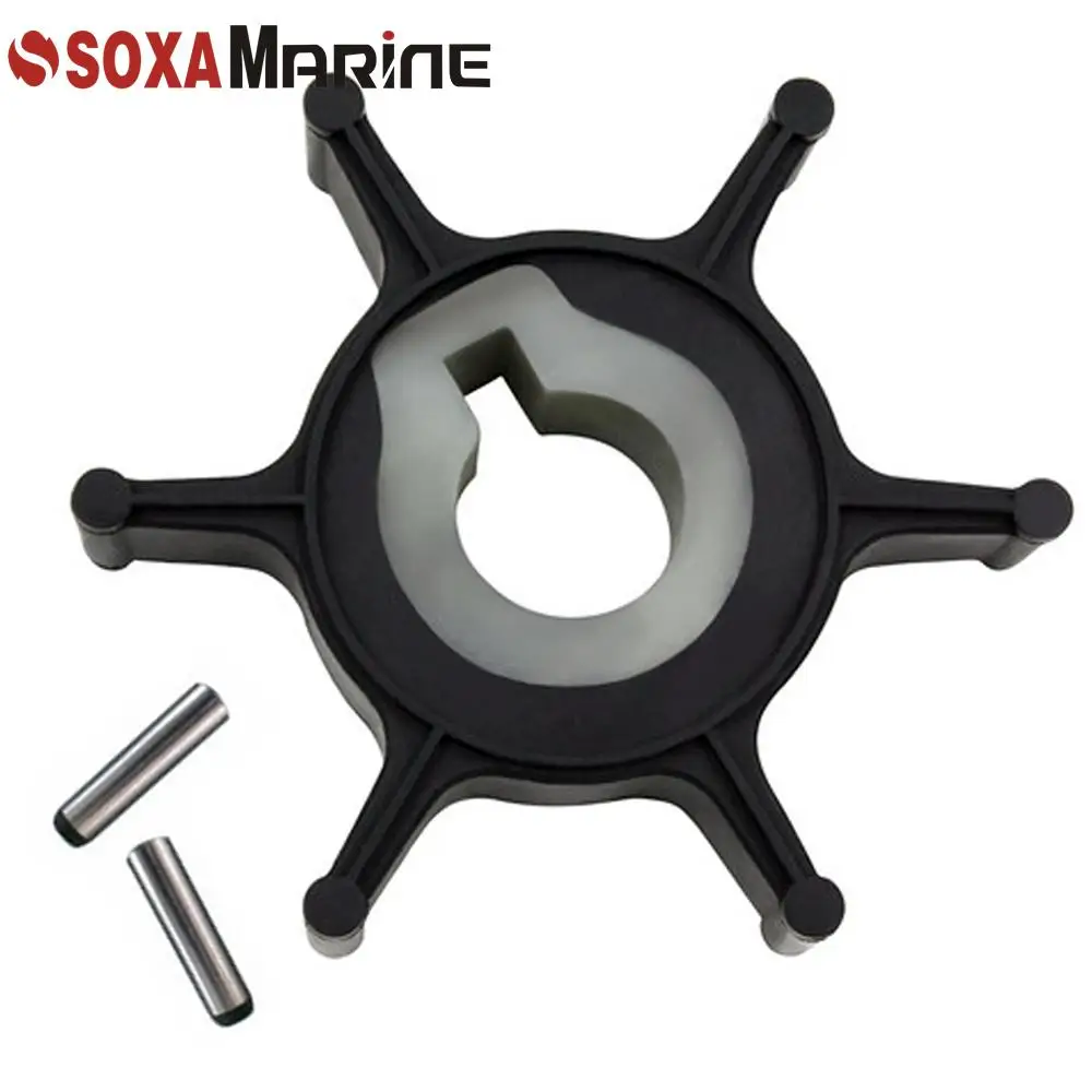 Крыльчатка водяного насоса 646-44352 с ключом для Yamaha 2HP 2-тактный подвесной лодки 2A 2B