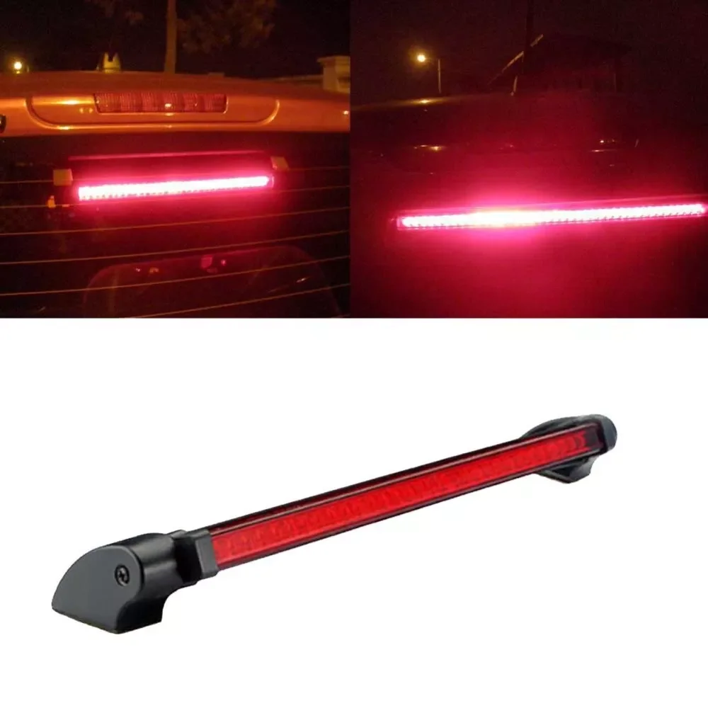 

Automobile accessories 12V 24 LED High Mount Stop Rear Tail Warning Light Lamp Red Car Auto Third 3RD Brake Light Parking Super