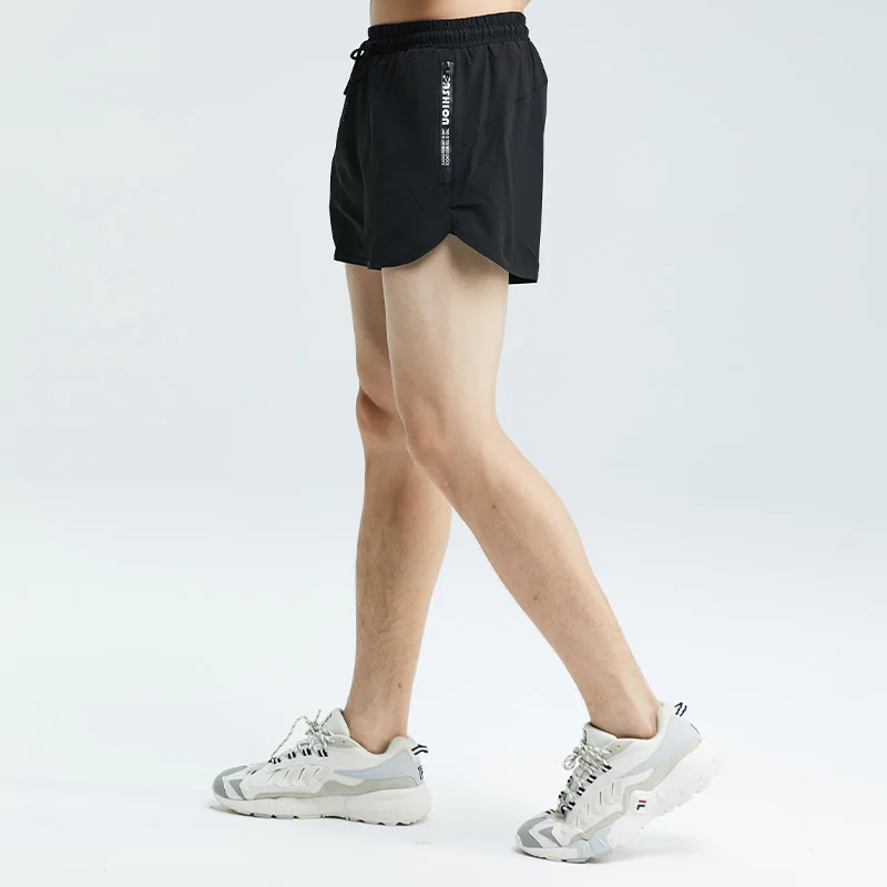 Men Fitness Shorts Running Gym Training Sportswear Double-deck Male Quick Dry Breathable Workout Jogging Sports Cycling