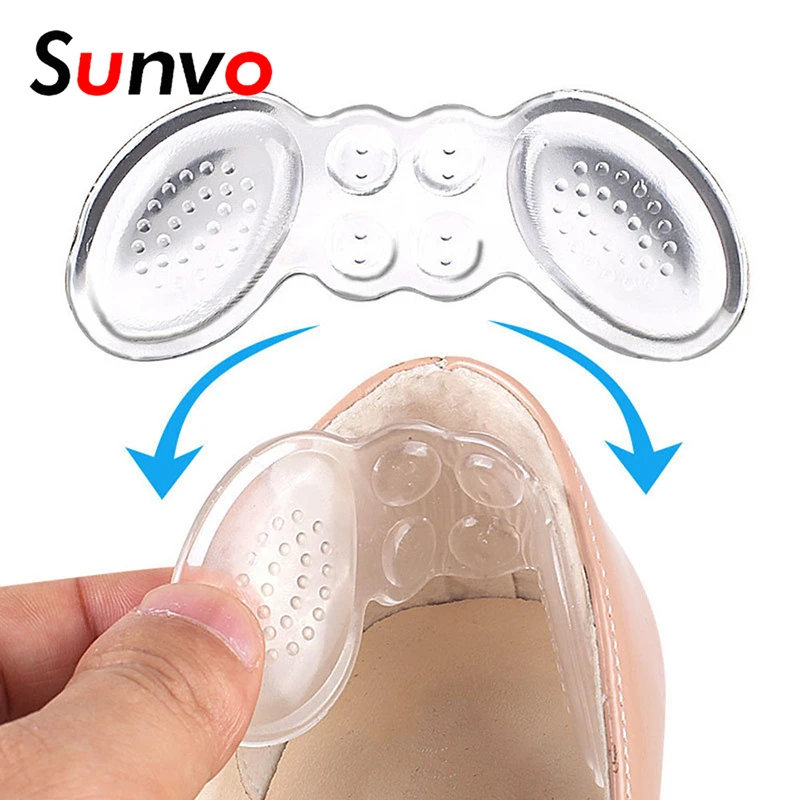 

Butterfly Shoe Heel Protectors Transparent Foot Pads Sports Shoe Patch High Heel Insoles for Feet Back Inner Soles Anti Slip Pad