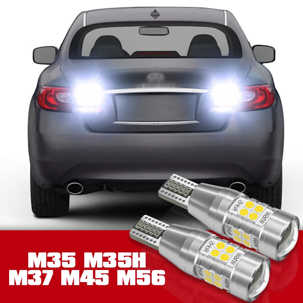 

2pcs Reverse Light Accessories LED Bulb Lamp For Infiniti M35 M35H M37 M45 M56 2006 2007 2008 2009 2010 2011 2012 2013
