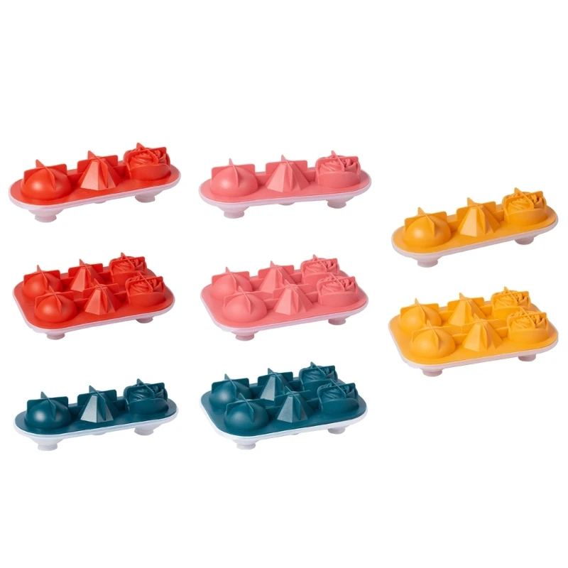 

Форма для изготовления кубиков льда из пищевого силикона «сделай сам» делает круглой розой в форме алмаза