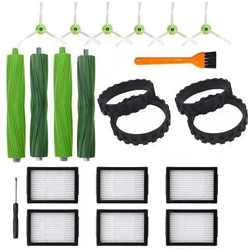 

Запасные части для Irobot Roomba I7 I7 + I6 + I8 I3 +/Plus E5 E6 E7, фильтры НЕРА, колесные шины