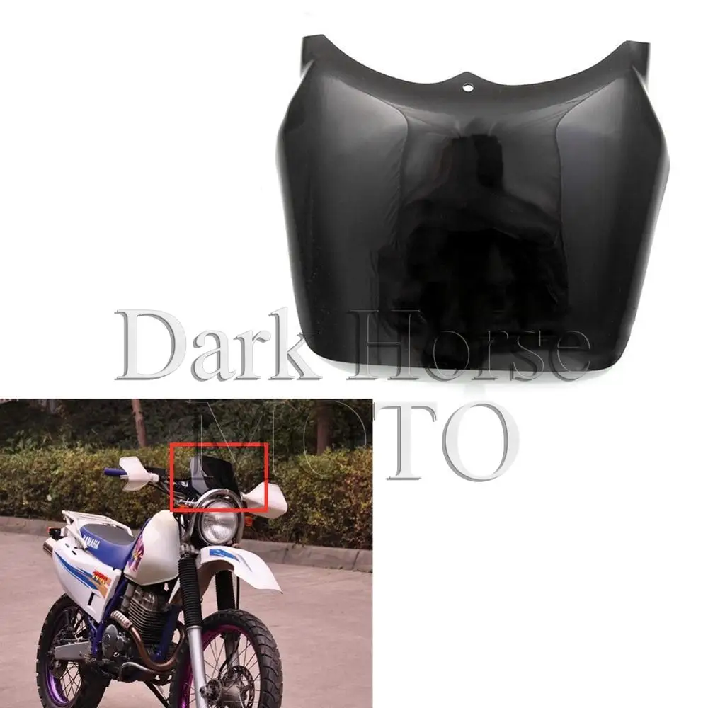 

Motorcycle Windshield TT-R TTR 250 Windscreen for Yamaha TTR250 Dirt Bike Round Headlight Black Front Glass Airflow Deflector