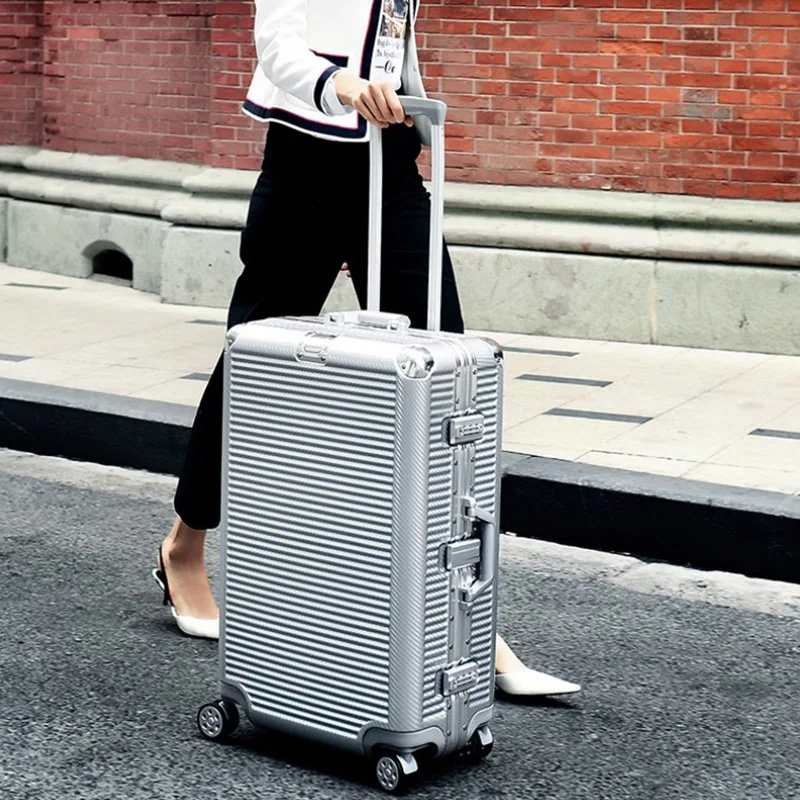 

TRAVEL TALE NEW spinner aluminum frame hardside travel suitcase on wheel 26" travel bags trolley luggage bag 20" 24&qu