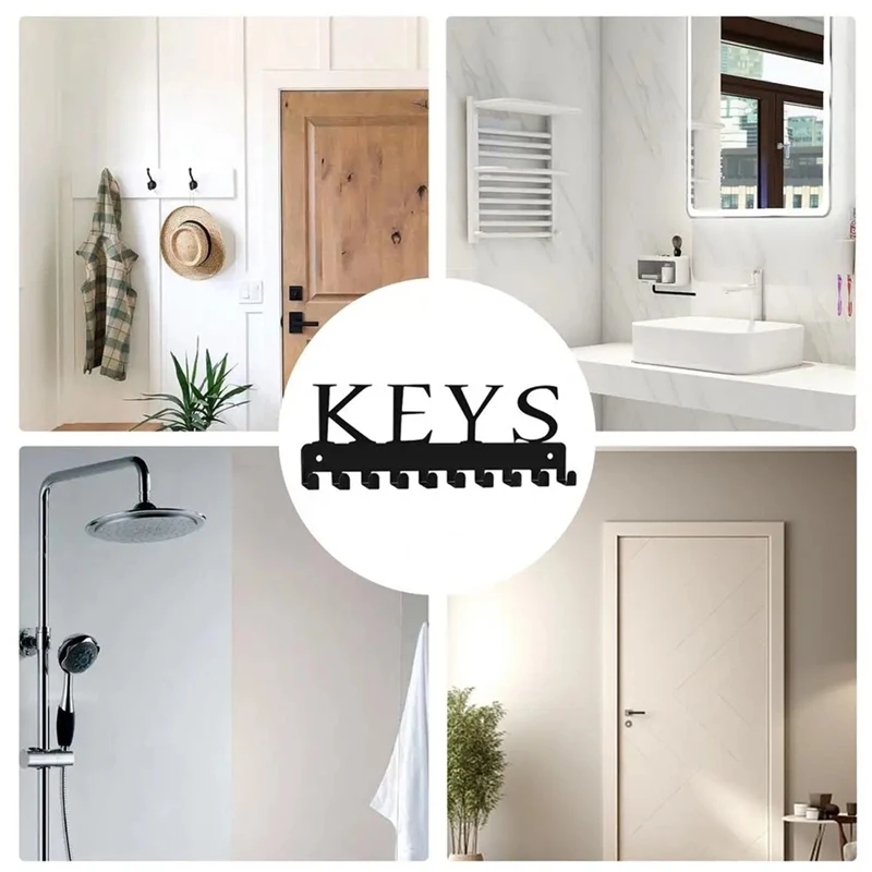 Крючки для ключей настенной вешалки Iron Art Держатель Настенный держатель