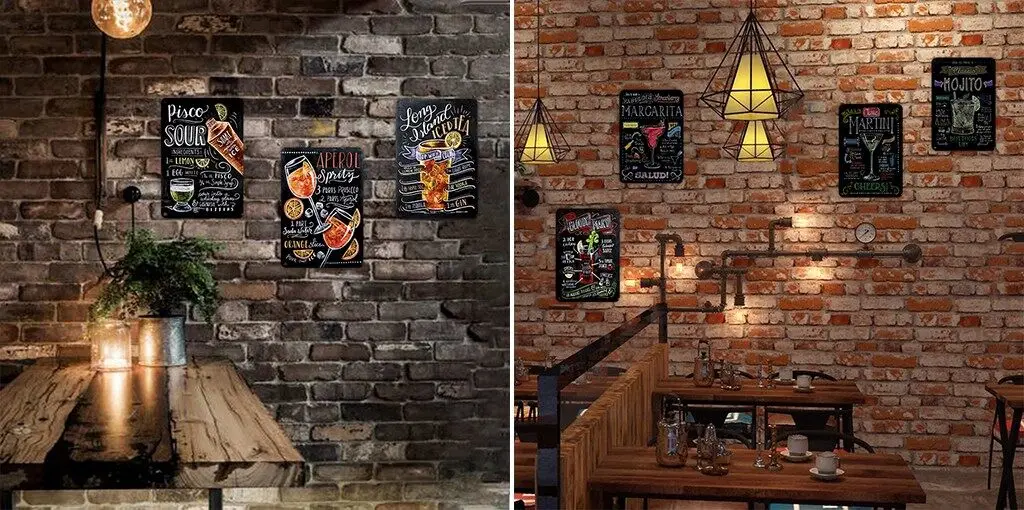 Винтажный металлический деревенский знак Fallout для гаража человек пещера