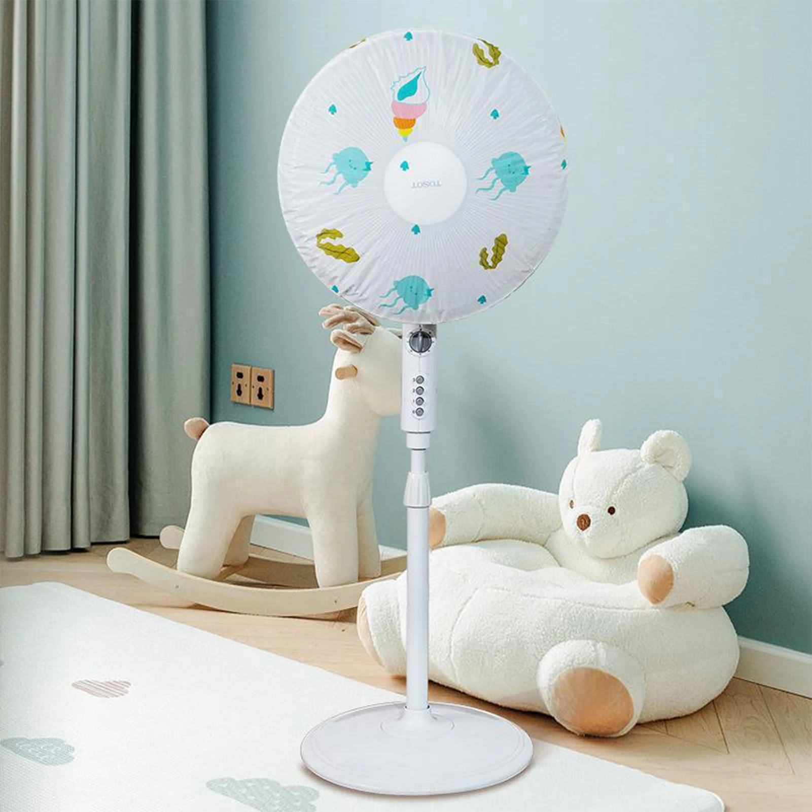 

Electric Fan Dust Cover Reusable Fan Protective Cover For Home Bedroom