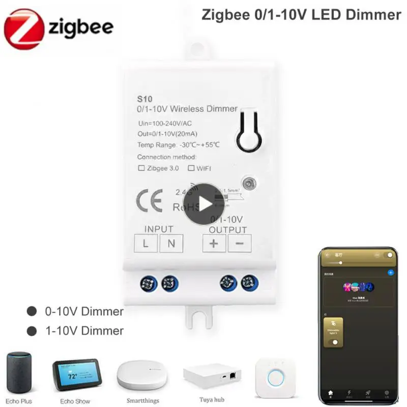 

Mini Dimming Controller Support Smartthings Wireless Zigbee 3.0 Dimmer Remote Control Works With Zigbee Gateway Diy Smart Home
