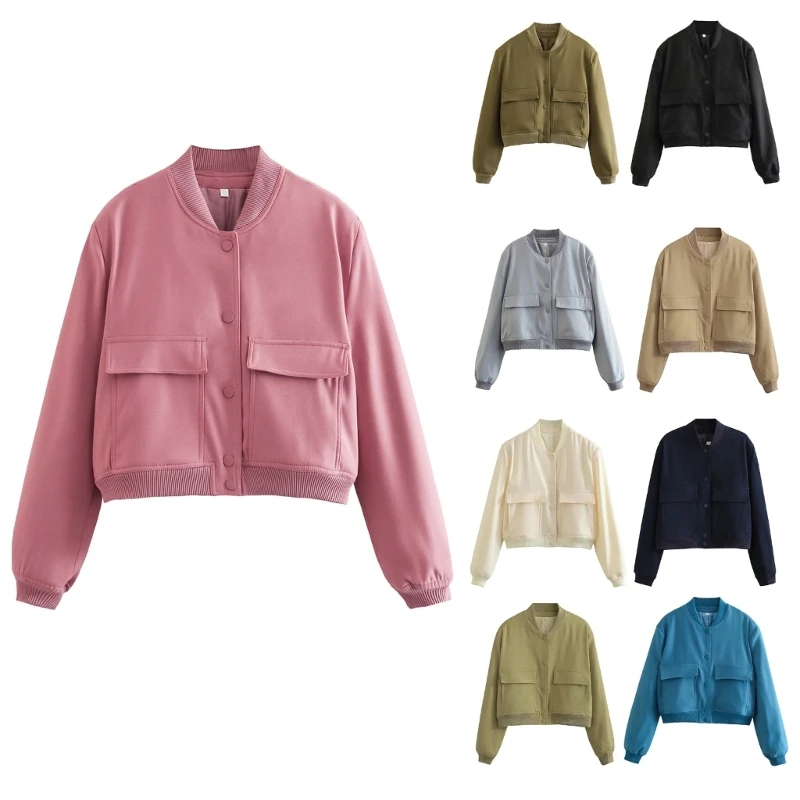 

Stand Collar for Women Comfortable Tops for Dates Office and Casual Dropship