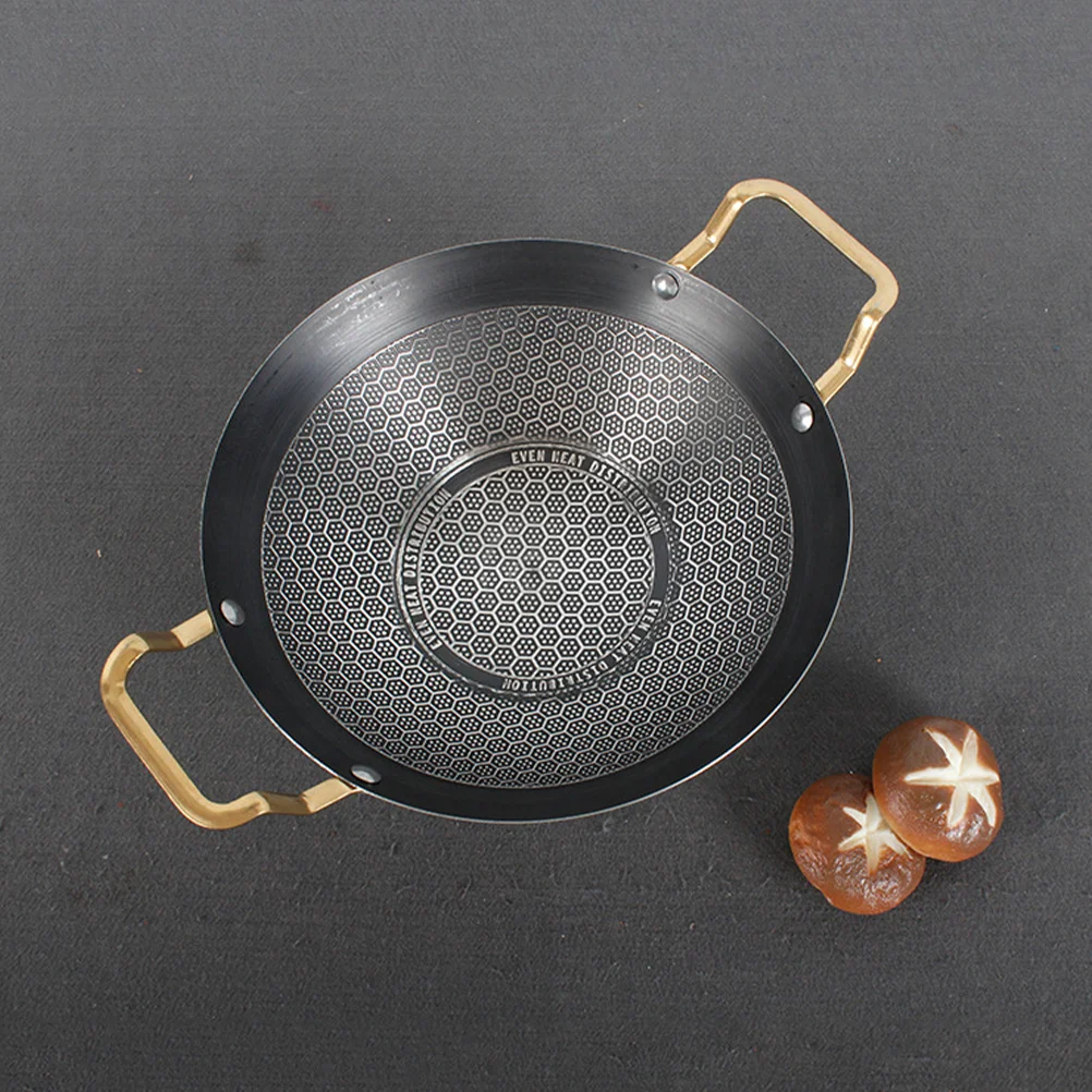 

Cookware Stove Stainless Steel Griddle Pan Household Hot Pot Stockpot Cooking Tool Non-stick Ramen Pans