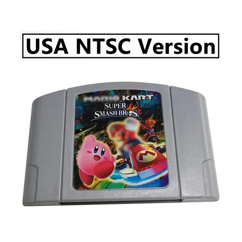 

Высококачественная видеоприставка N64 2 в 1, версия стандарта США с режимом NTSC для игровой консоли N64, США и Канада