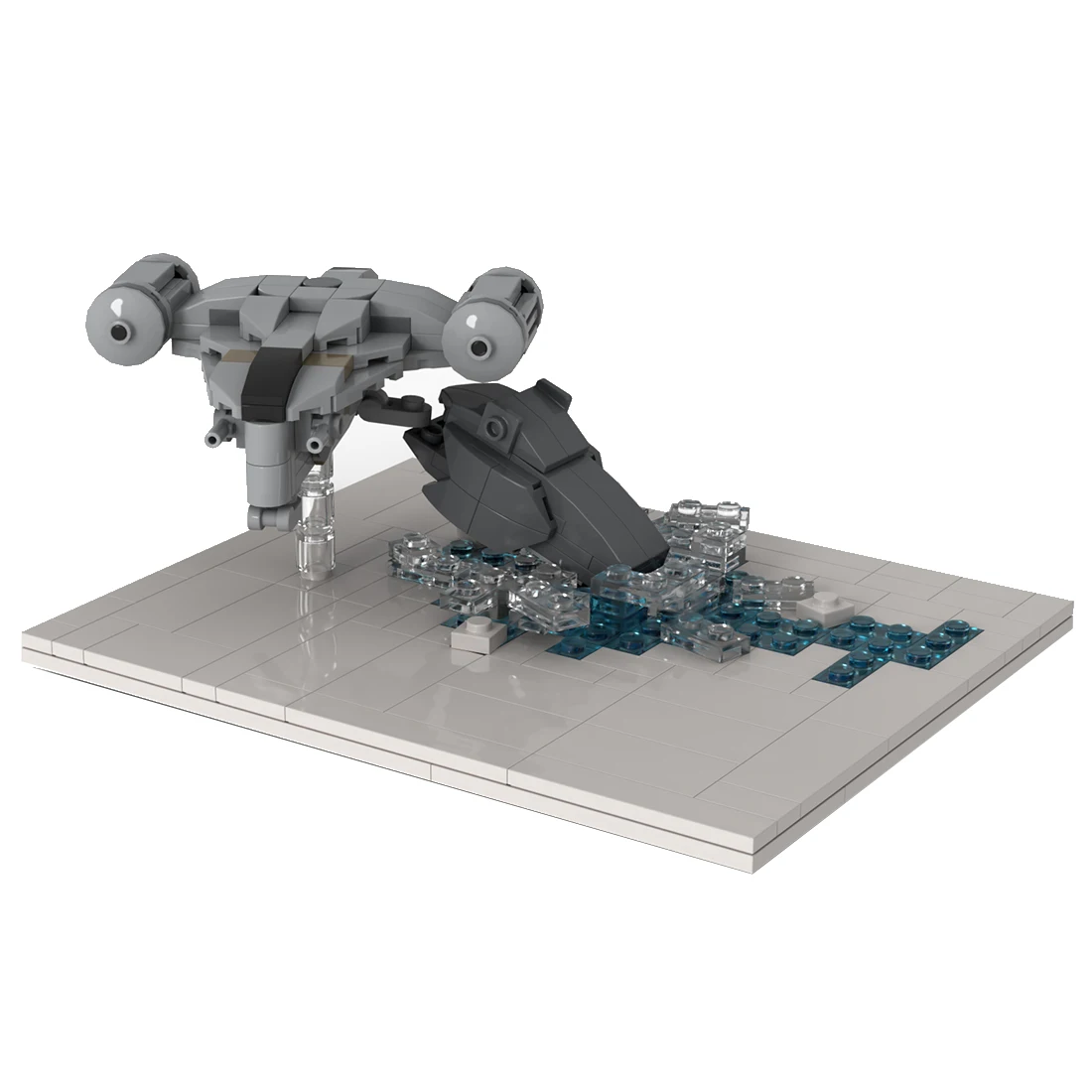 

Authorized MOC-54274 306pcs Highly Restored Space War Sci-Fi Universe Scene Building Blocks MOC Set - Designed by Red5-Leader