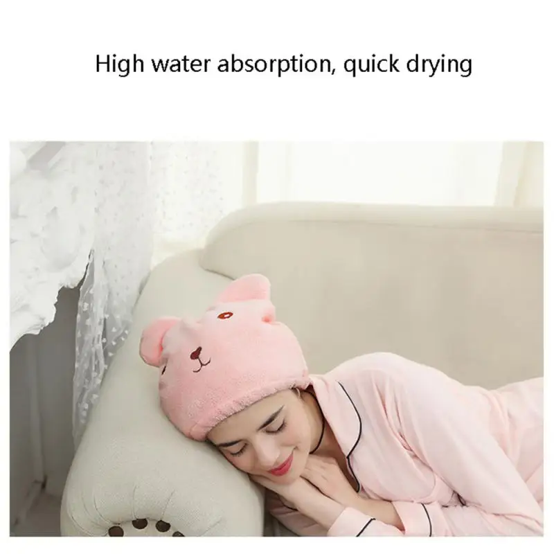 Шапка-полотенце из микрофибры для быстрой сушки волос |