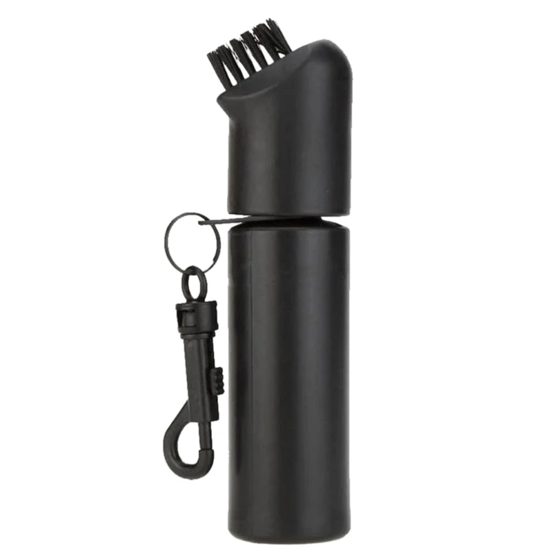 

Golf Club Brush Golf Scrub Wet Cleaning Brush Golf Iron Ball Cleaning Brush Golf Cleaner with Water Bottle
