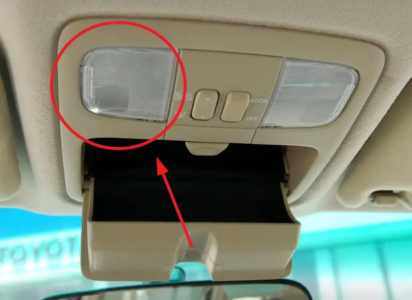 Цельная крышка передней лампы для чтения для Land Cruiser Prado LCP120 2003-2009, крышка на крыше для Lexus GX470 81266-60090