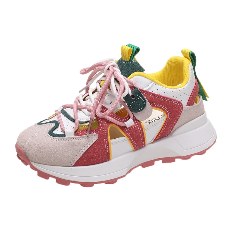 Elegant Woman Shoes With Low Heels Platform Sports Women's Brand Skateboard Sneakers Trends 2023 Sabot Pink Loafer Loafers New