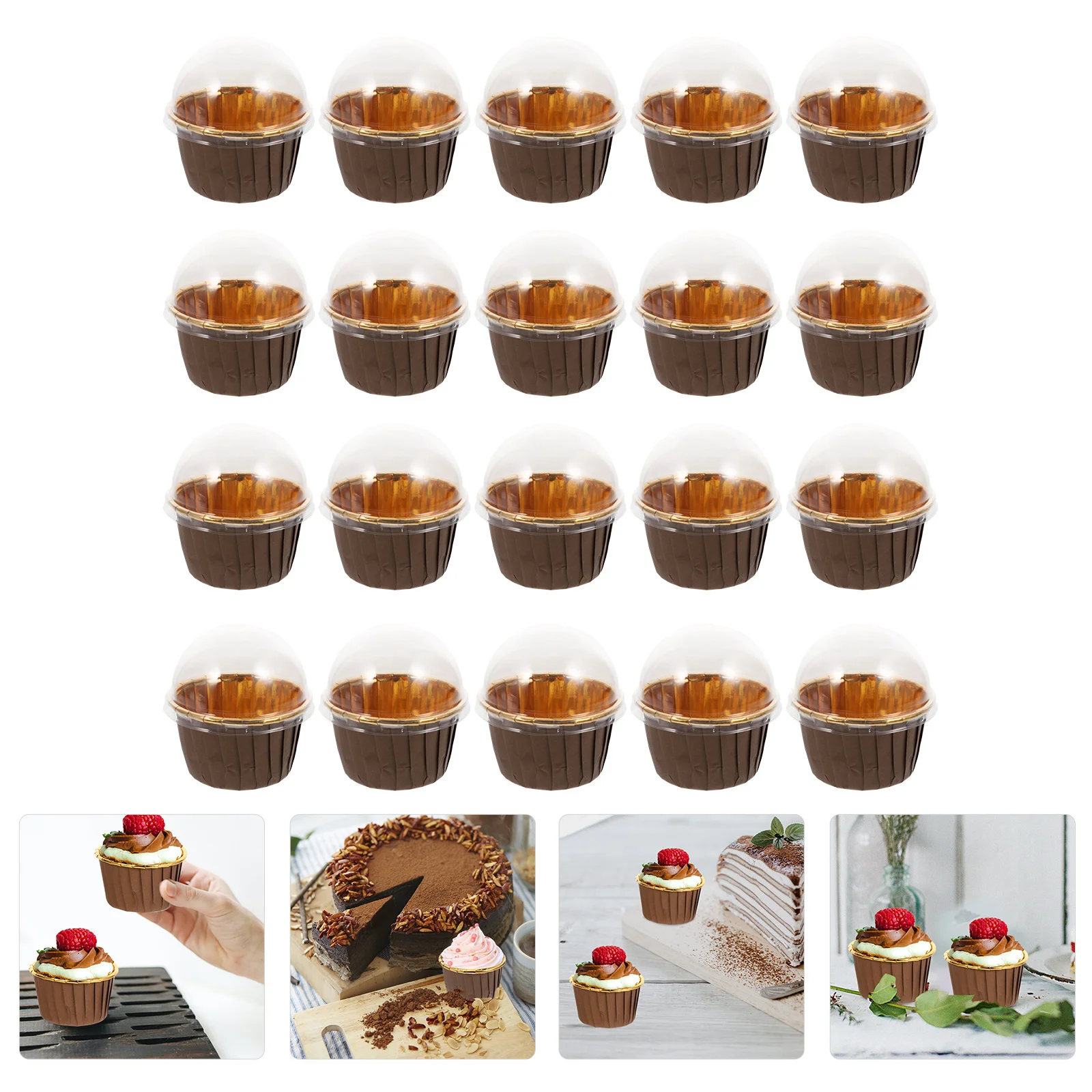 

100Pcs Muffin Cup Candy Cups Baking Containers