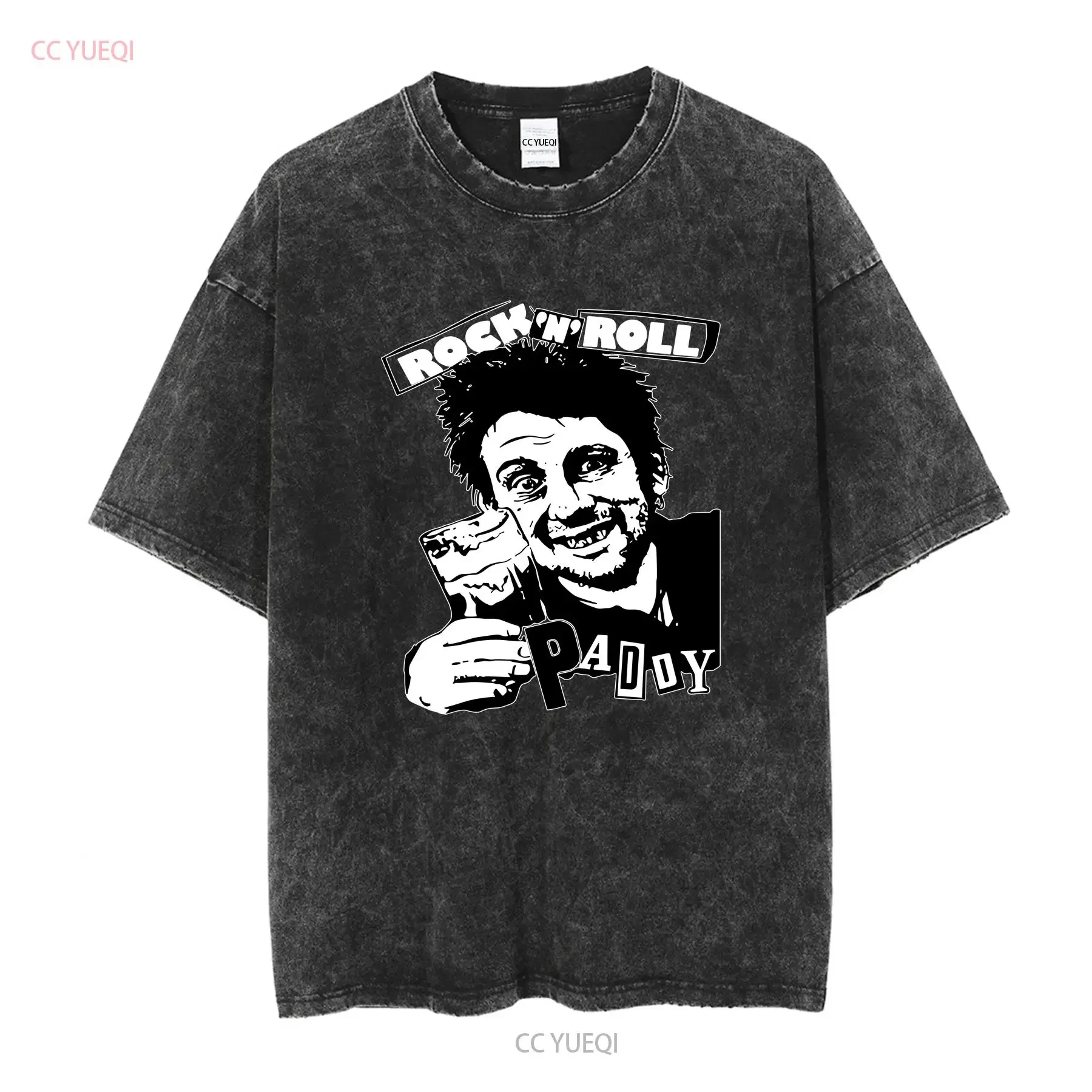 Фото Футболка The Pogues Shane MacGowan rock n roll Футболка всех размеров винтажная стираная универсальная дизайнерская одежда Верх для повседневной носки №2