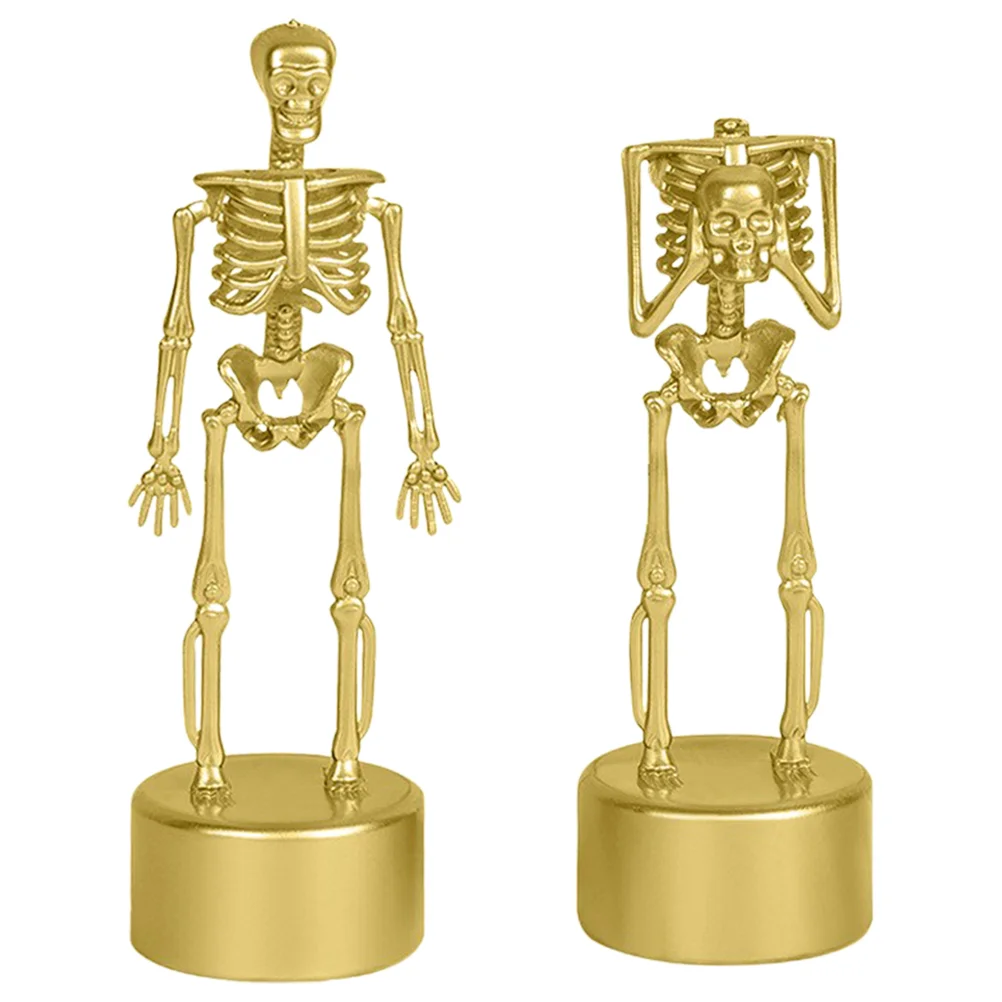 

2 Pcs Plastic Trophy Stand Halloween Supply Clothing Decorations Decors
