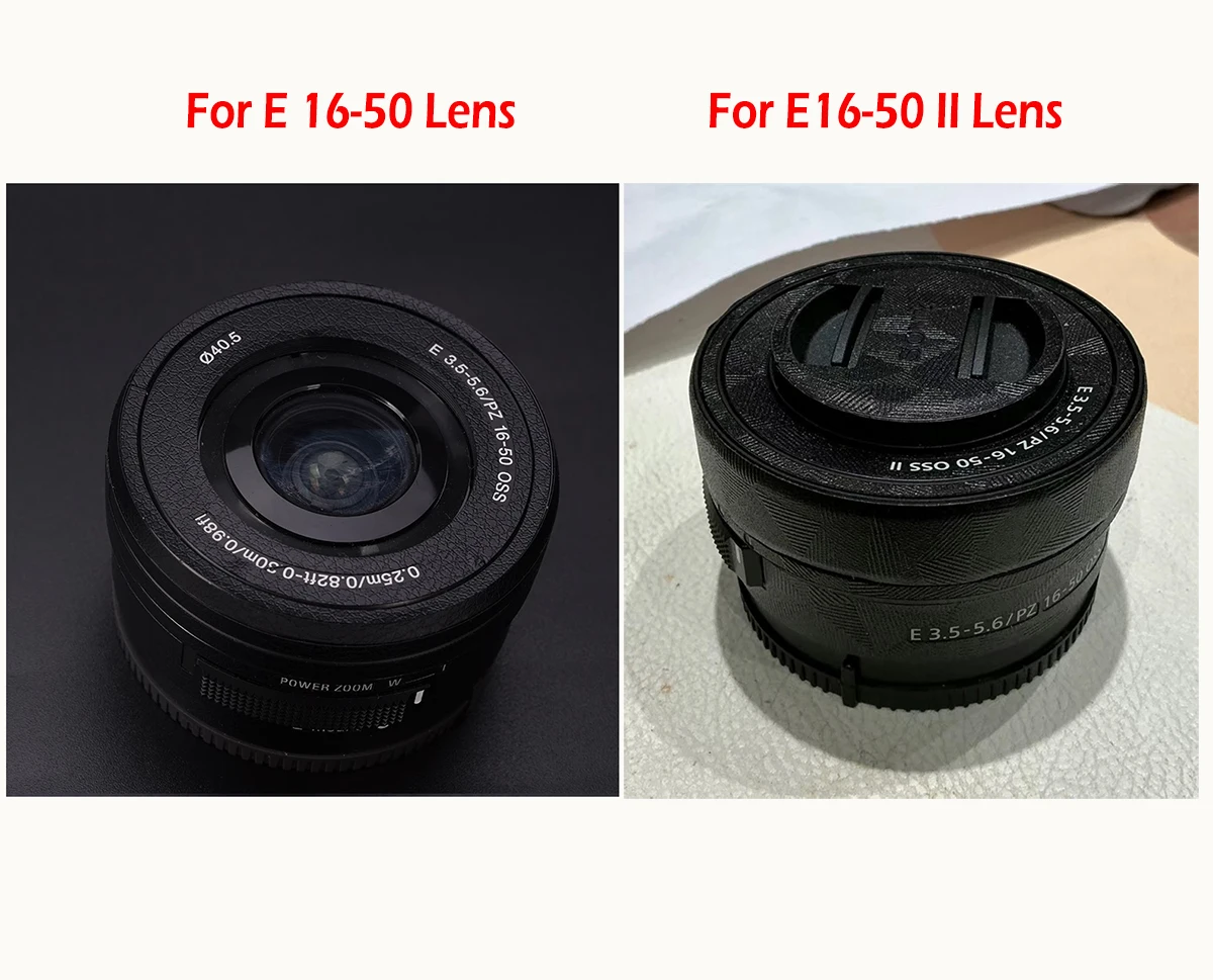 Фото Индивидуальная наклейка для Sony E PZ 16-50 мм F3.5-5.6 OSS II, наклейка на объектив камеры, наклейка для E 16-50, виниловая пленка 1650II №3