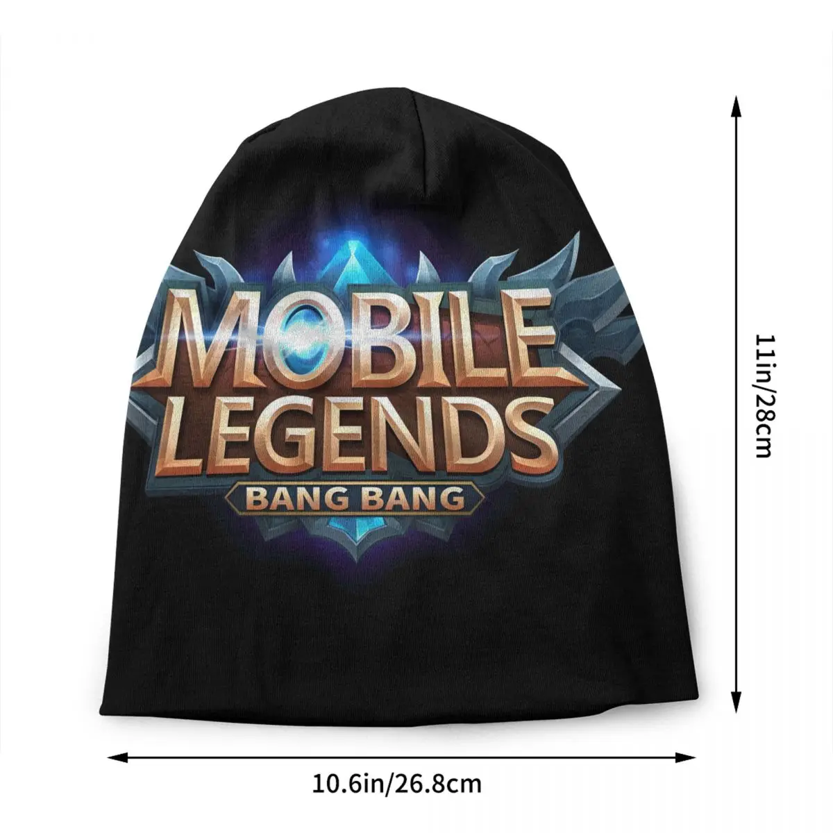 Фото MLBB Game Bonnet Шапка Вязаные шапки Мужчины Женщины Мода Унисекс Взрослые мобильные легенды Bang Bang MOBA Теплые шапочки Skullies Шапки №2
