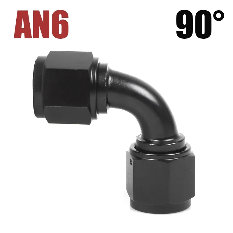 Универсальный переходник для шланга AN4/AN6/AN8/AN10/AN12 «Мама-мама», соединитель для масляной линии 0/45/90/180 градусов