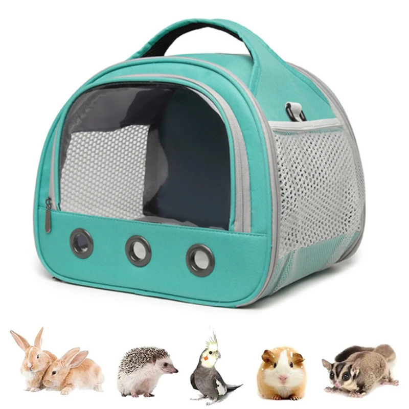 

Foldable Hamster Nest Portable Mesh Breathable Guinea Pig Outdoor Shoulder Bag Suitable for Little Rabbit Parrot Hamster Cage