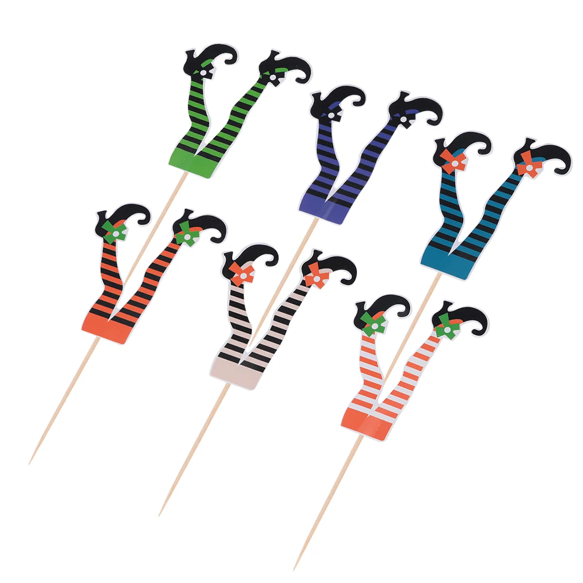 

Topper Cupcake Cakepicks Decoration Decorationscupcakes Birthday Party Boot Witch Legs Witches Toppers Supplies Wrappers Baking