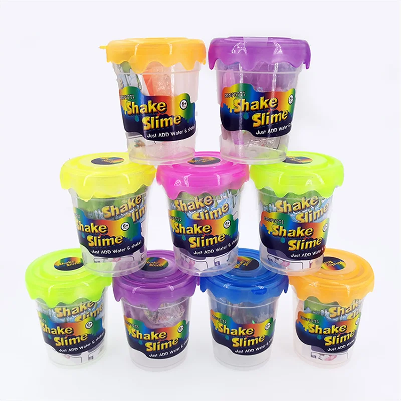 

2019 полимерный слайм, волшебный песок, поставки глиняной пудры, сделай сам, лайзун с глиттером в коробке для слайма, добавьте набор слаймов с ...
