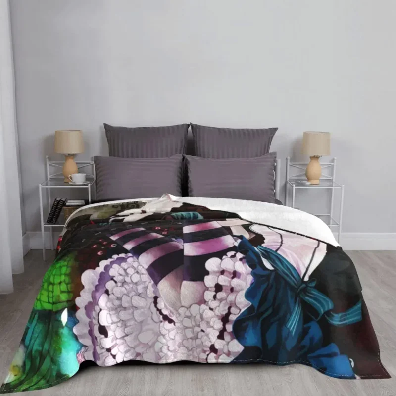 

Alice Madness Returns Action Adventure Blankets Fleece Decoration Video Game Ultra-Soft Throw Blanket For Bed Bedroom Rug Piece